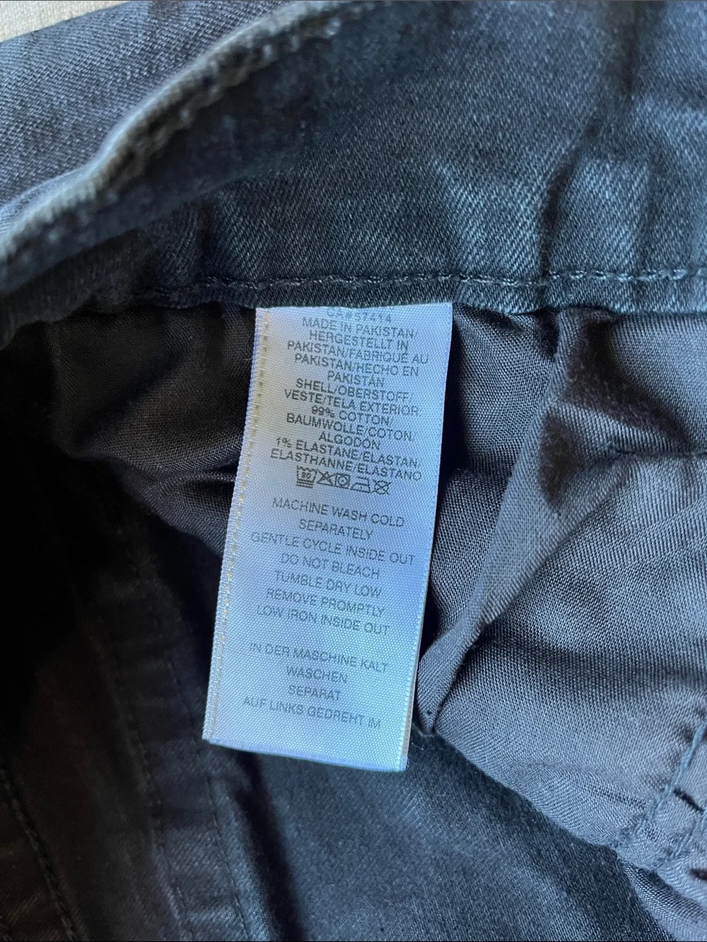 True Religion Ricky Relaxed Straight Black Jeans 40